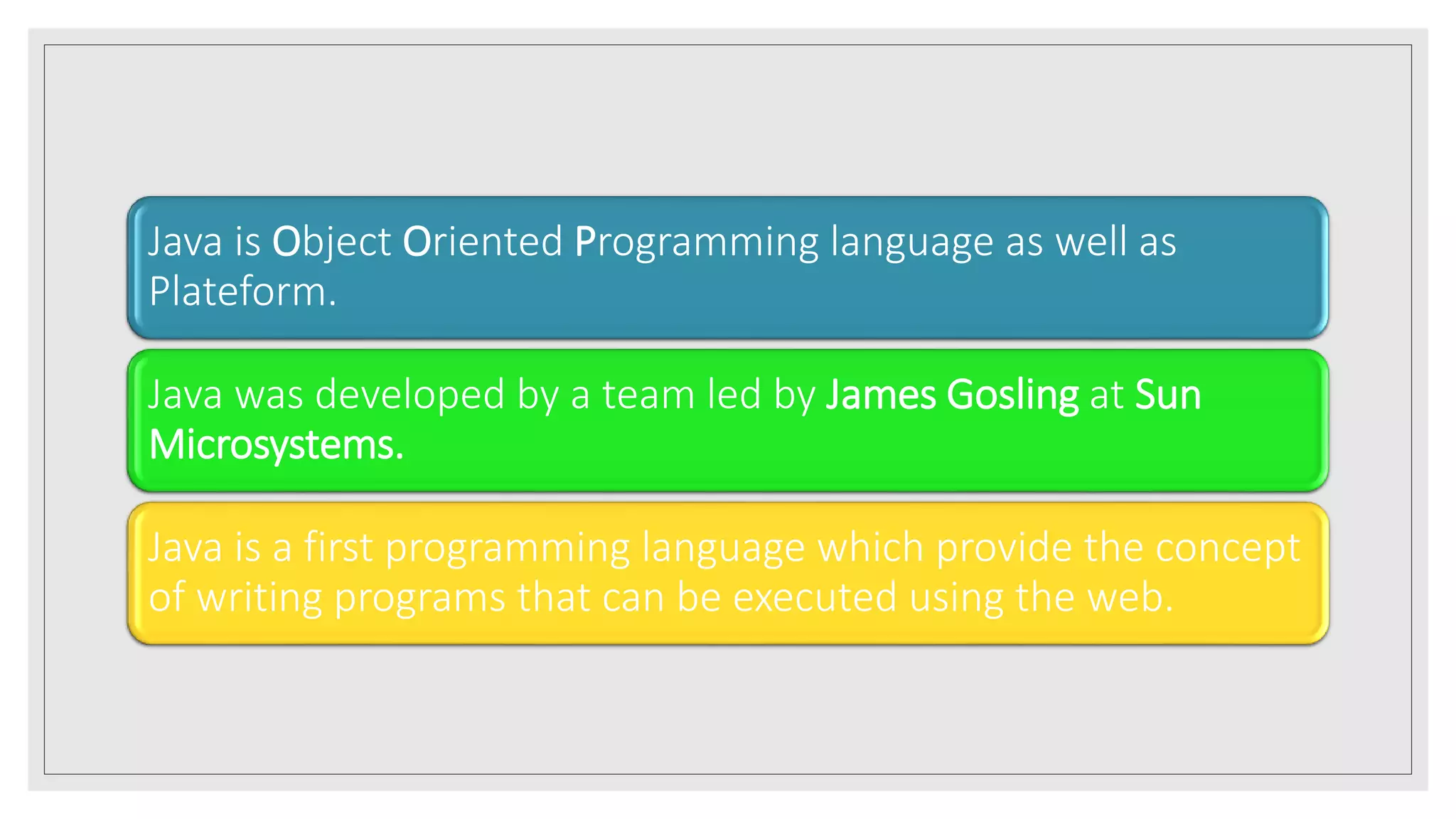 Concepts of core java | PPT