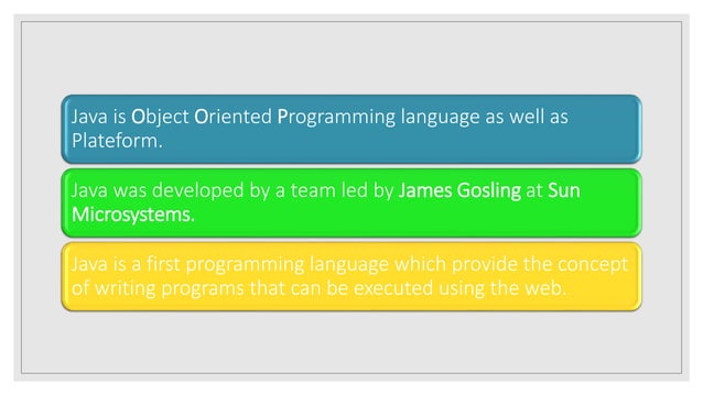 Concepts of core java | PPTX