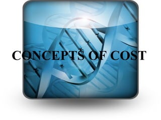 CONCEPTS OF COST 