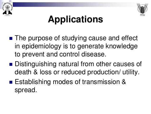 concept of causation in epidemiology ppt