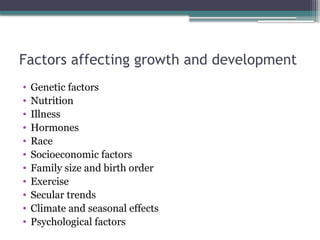 Comprehensive Concepts of Human Growth and Development | PPTX