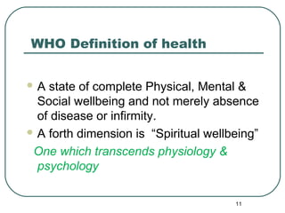 Concepts of health | PPT