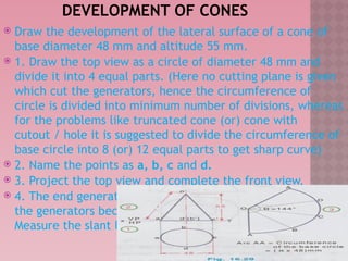 Generator In Cone CONCEPTS OF MECHANICAL ENGINEERING -II PPT.pptx