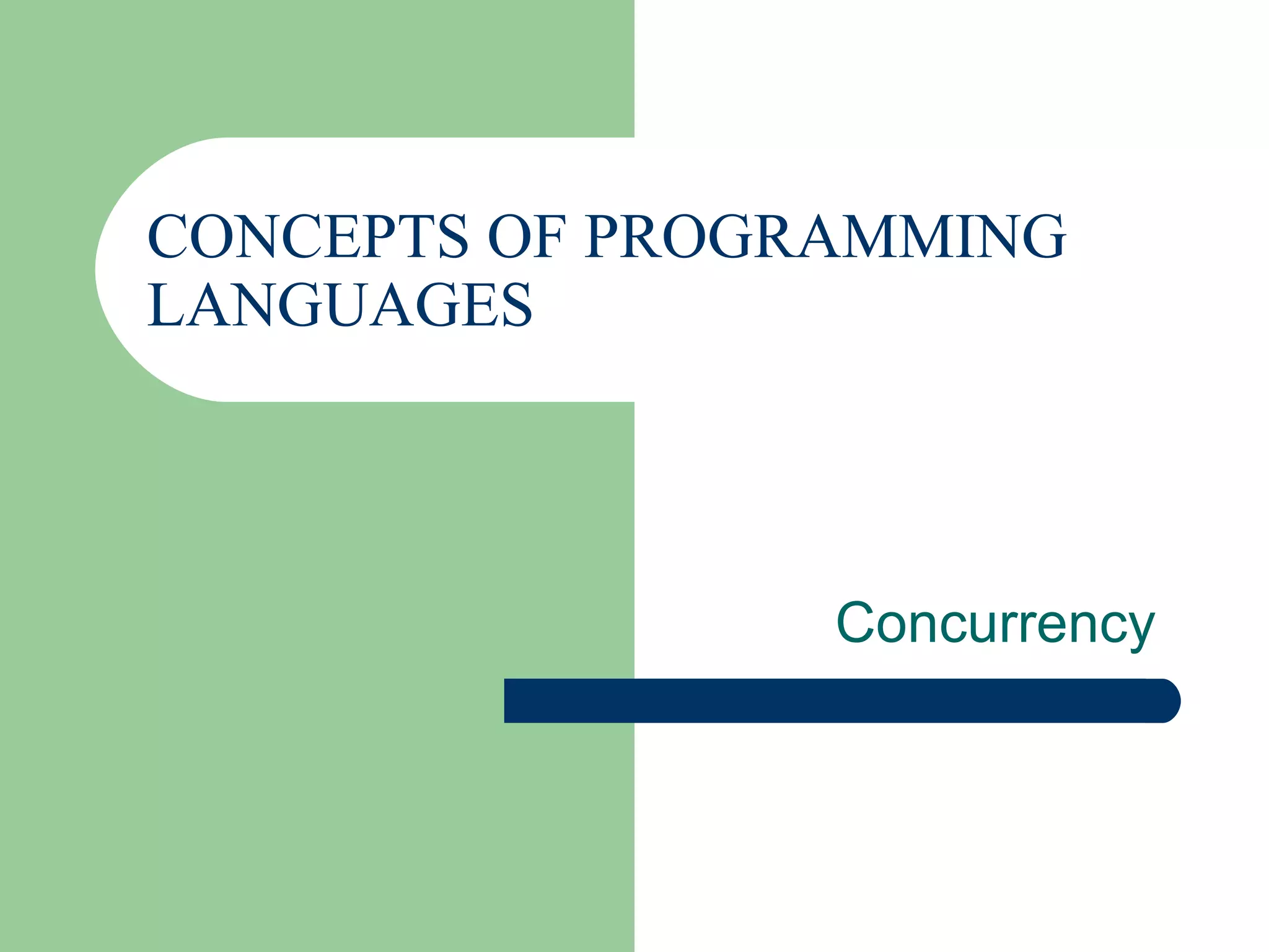 Concepts of programming languages (2) | PPT