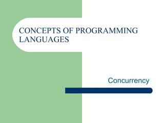 Concepts of programming languages (2)
