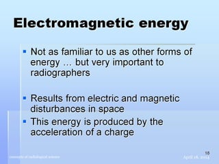 Rad Science Lecture Concepts of radiologic science | PPT