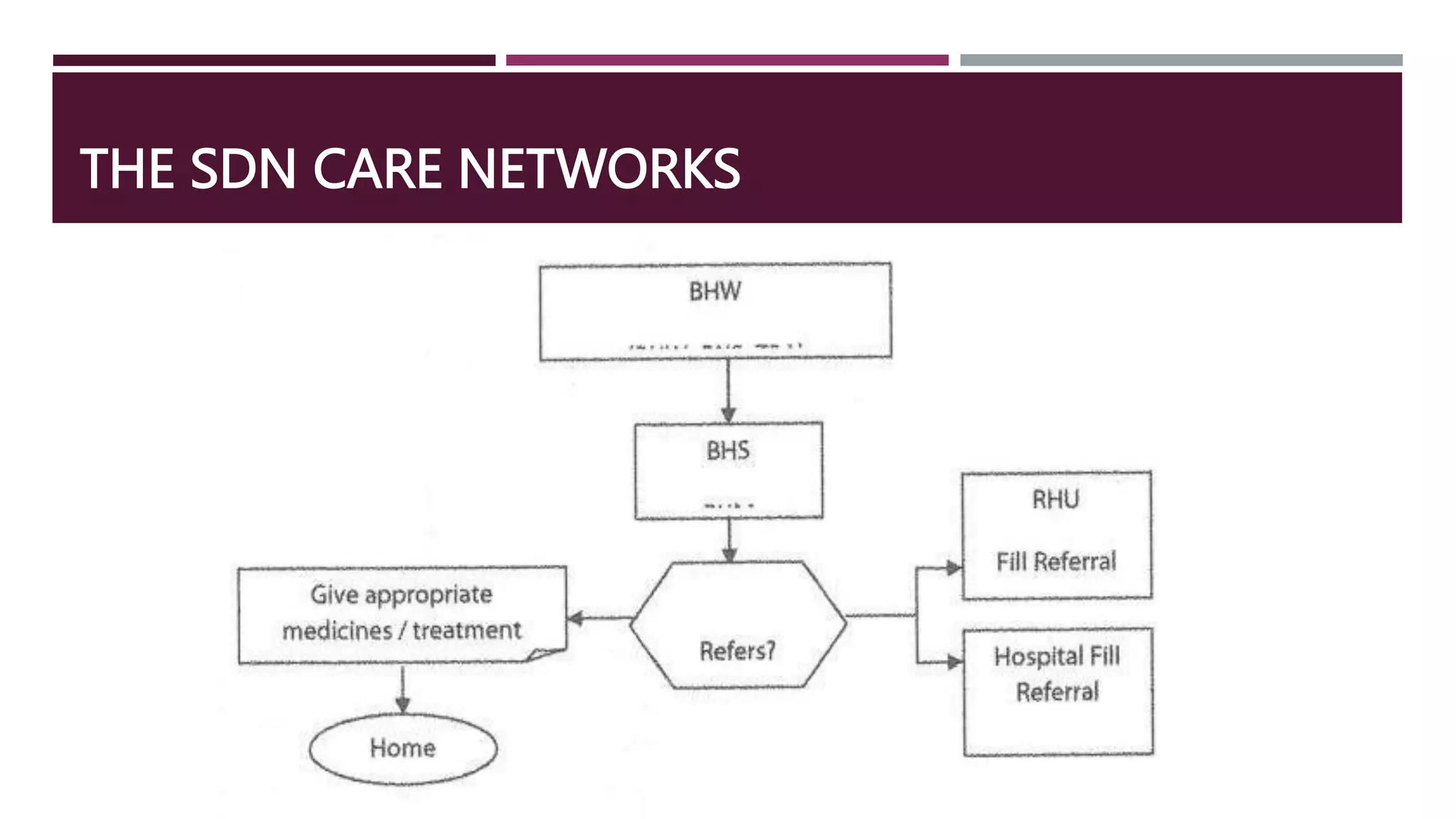 THE SDN CARE NETWORKS
 