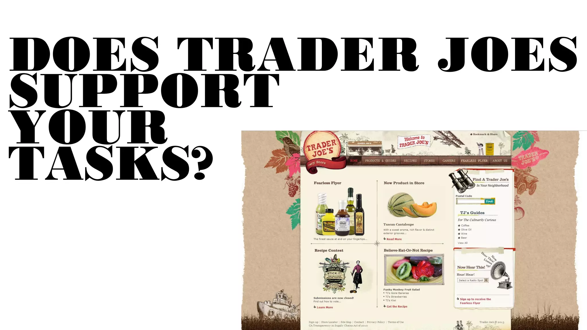 DOES AMAZON
SUPPORT
YOUR
TASKS?
 