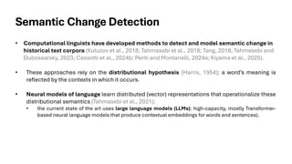 Update Semantics Dimensions of Semantic Change: Validation and Application of the ...