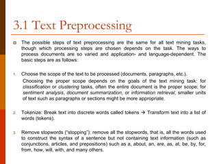 Conceptual foundations of text mining and preprocessing steps nfaoui el ...