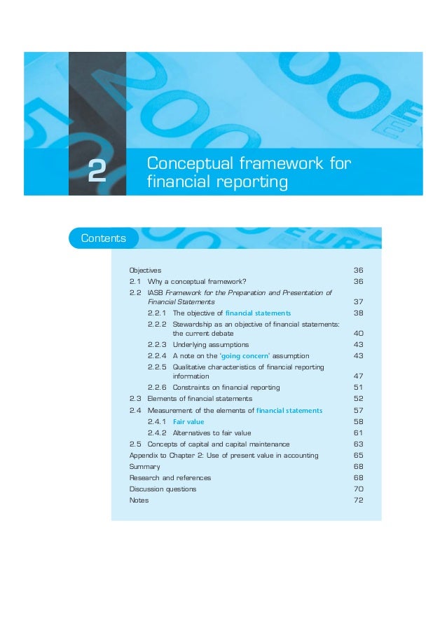 Conceptual framework for financial reporting essay