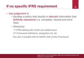 IFRS - Conceptual framework | PPTX