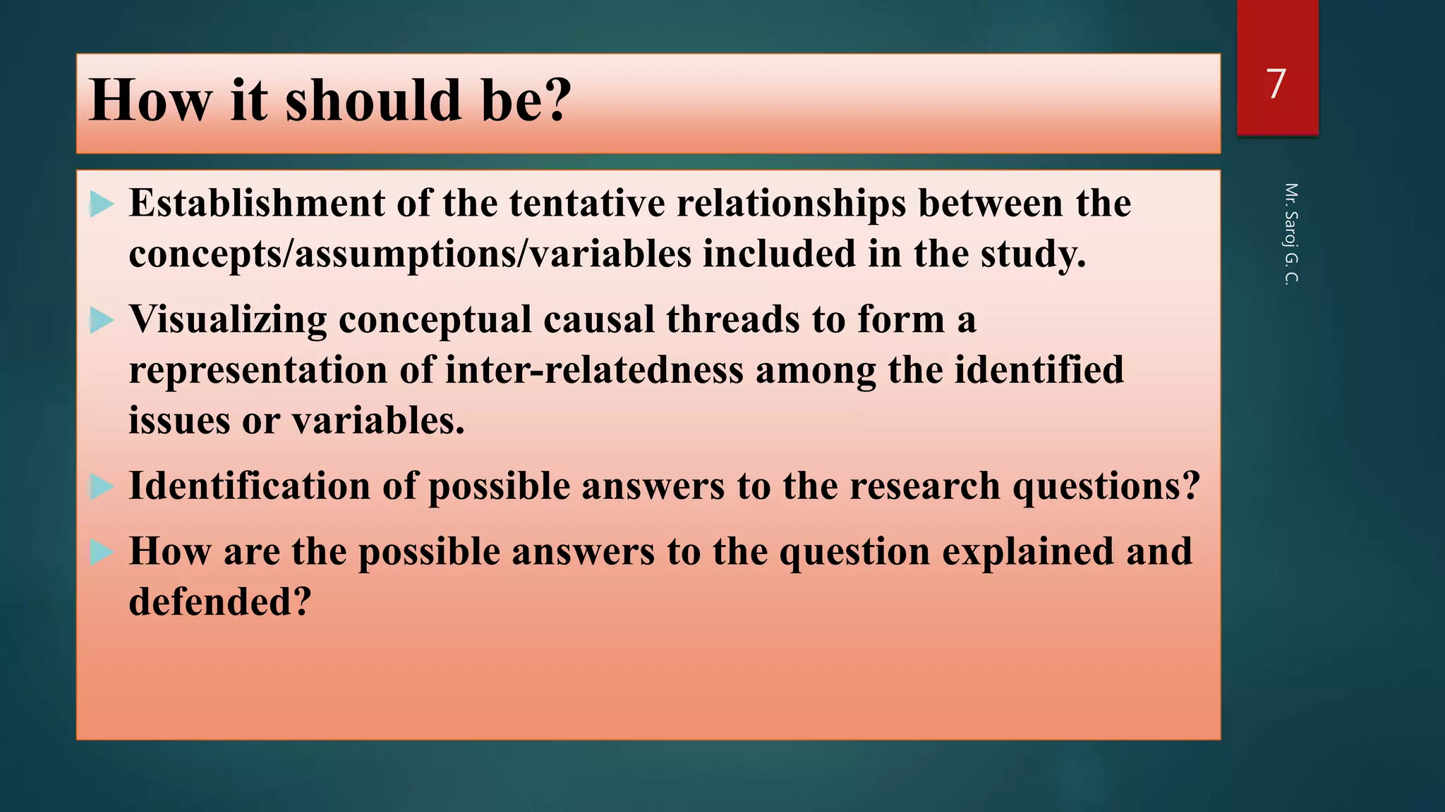 Conceptual Framework in Qualitative Research | PPTX | Science