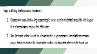 Practical Research 2: Conceptual Framework | PPTX