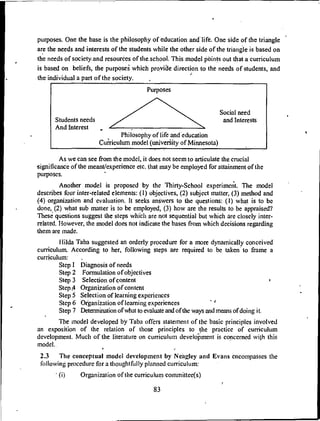 conceptual framework of Curriculum Unit 4