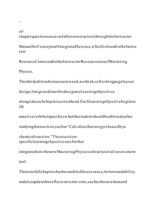 ConceptualIntegratedScienceThirdEditionPaul | DOCX