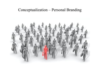 Conceptualization – Personal Branding
 
