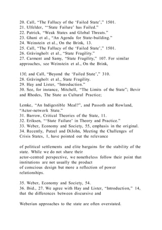 State Collapse Conceptualising state collapse aninstitutionalist approach | DOCX