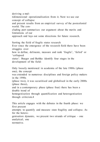 Conceptualising state collapse aninstitutionalist approach | DOCX