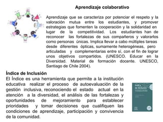 Conceptualizaciones y marco legal en inclusion