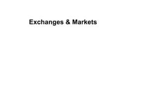 Exchanges & Markets
 