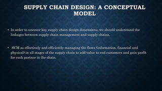 Conceptual model of supply chain management | PPTX