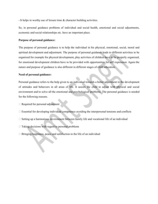 Conceptual understanding guidance | PDF