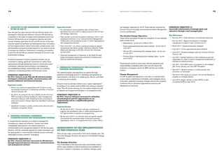 14	 concern STRATEGIC PLAN 2011 – 2015 Greater impact in an increasingly vulnerable world	 15
and strategic objectives for 2015. These shall be monitored by
Concern Council (annually) and reviewed by Senior Management
on a six monthly basis.
The Detailed Change Objectives:
These will be articulated through the completion of more detailed
plans carried out by:
•	 Departments - by the end of March 2011
•	 Cross organisational groups where relevant - by the end of
June 2011
•	 UK and US in developing their strategic plans - by the end
of June 2011
•	 Country teams in developing their strategic plans - by the
end of 2012
These should include an action plan with key milestones and
responsibilities embedded within them and will require the
production of progress reports for SMT and their six monthly
reviews.
Change Management
To fulfil the goals and objectives in this plan it is vital that there
is put in place a mechanism to facilitate a well managed roll-out
of the plan, implement necessary changes and monitor progress
combined with an optimised organisational structure and
deployment of resources.
Strategic Objective 17:
Successful achievement of strategic goals and
objectives through a well managed plan.
Key Milestones:
•	 End Jan 2011: Initial allocation of investment resources.
•	 End Jan 2011: Agreed mechanisms to facilitate
management of detail of plan (‘junction-box’?).
•	 March 2011: Departmental plans finalised.
•	 June 2011: Cross organisational plans finalised.
•	 June 2011: Finalised strategic plans by Concern UK and
Concern US.
•	 July 2011: Agreed sequence of key initiatives across the
organisation in order to reduce management bottlenecks or
overload at critical junctures.
•	 July 2011: First SMT review of progress on this strategic
plan (every January and July SMT thereafter).
•	 Sept 2011: Agreed changes in working groups and
structures, as necessary.
•	 Feb 2012: First review by Council, UK and US Boards of
progress on strategic plan(s).
•	 June 2013: Begin mid-term review (MTR) of plan.
Completed MTR by Sept 2013.
3.	 Investing in and maximising opportunities 
in the UK and US
Over the past five years Concern UK and US have grown and
developed in both size and influence. Concern UK has built up
a reputation in the areas of hunger and humanitarian action and
Concern US has done so on emergency response and child
survival. However given that the UK and US are two of the most
important global humanitarian and development hubs, we believe
we have opportunities to attract more public, private sector, trust
and foundation and governmental support for our work as well as
to increase our influence. Furthermore, increasing our presence
in both the UK and US are important elements of Concern’s risk
diversification strategy.
To achieve expansion in these competitive markets, we are
committed to making significant investments to realise these
opportunities through developing Concern’s brand and unique
contribution, improved communications, and deepening
and establishing strategic relationships with e.g. academic
institutions, coordinating bodies and the private sector.
Strategic Objective 14:
By 2015, Concern in the USA and UK will have further
developed a distinctive profile, increased policy and
practice influence and increased income.
Expected results:
•	 Ensure we receive an appropriate level of return on any
incremental investment in fundraising activities in Concern
UK and Concern US.
•	 By 2015, be raising €13m from USAID and €4.4m from
DFID annually excluding funding for major emergencies.
Increased influence with institutional actors according to
policy and practice change objectives identified in advocacy
strategies.
•	 Significant increase in public, private sector and trust and
foundation recognition levels.
4.	 Improved internal coherence,
communications and management systems
In recognising the importance of coherent messages for
increasing our impact and influence, Concern has made
considerable improvement in its internal coherence,
communications and management systems in the last five years.
However with the worldwide appetite for instant information and
the rapid growth in communication methods we are continually
challenged to ensure coherent ‘messaging’.
Strategic Objective 15:
By 2015, Concern will have increased its effectiveness
through improved internal coherence, communications
and management systems.
Expected results
•	 An international communications plan will have been
developed (by end of 2011), taking account of the UK and
US strategic objectives.
•	 Have carried out annual simulations (starting in 2011) and
subsequent revisions of our Critical Incident Management
(CIM) policy and procedures as part of wider organisational
risk management practice.
•	 From June 2011 we will be working according to agreed
mechanisms that deliver greater coherence between Public
Affairs and Advocacy in the RoI, UK and US; Overseas;
and the CEO.
•	 Improved management of demands on the fields through
proper and agreed sequencing of planned initiatives and
reduced unplanned demands.
5.	 Embracing technology and becoming a
greener organization
Our external analysis and experience recognise the huge
potential of technology and ICT in facilitating and speeding up
improvements in the lives of our target group. We are committed
to embracing this potential.
Concern must be and also wishes to be a “green organisation”
by building on our carbon audit of 2007 and working in ‘greener’
ways. This will involve reducing our own carbon footprint as well
as relevant use of green technologies in our programme work.
Strategic Objective 16:
By 2015, Concern will have increased its utilisation
of technological and ICT opportunities in our
programming and be a significantly greener
organisation.
Expected Result:
•	 By the end of 2011, Concern will have conducted an
analysis and developed a plan to utilise technological and
ICT opportunities to improve our programming.
•	 By the end of 2011, we will also have set specific targets
and outlined the necessary steps to become a greener
organisation, both in our programmes and in home offices.
Management of the implementation
of this Strategic Plan
There are two major components of this fourth strategic plan. The
first is the Strategic Direction; the second is the Detailed Change
Objectives.
The Strategic Direction:
This is articulated in this document and a summarised version
will be made available to external audiences and published on
Concern’s website. It articulates our ambition, strategic goals
 