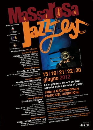Concerti massarosa jazz fest 2012 light