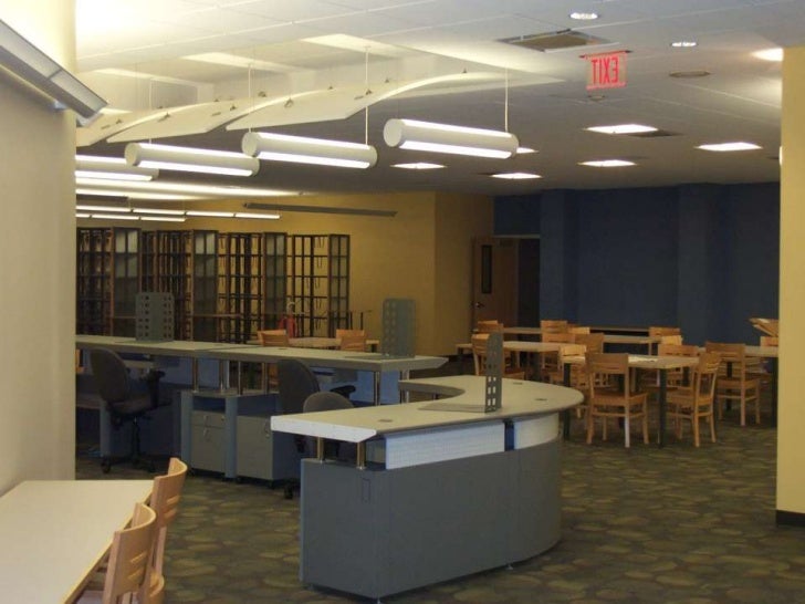 Concertina Desk System The Modern Library CirculationReference Coun…