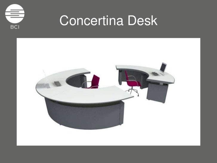 Concertina Desk System The Modern Library CirculationReference Coun…