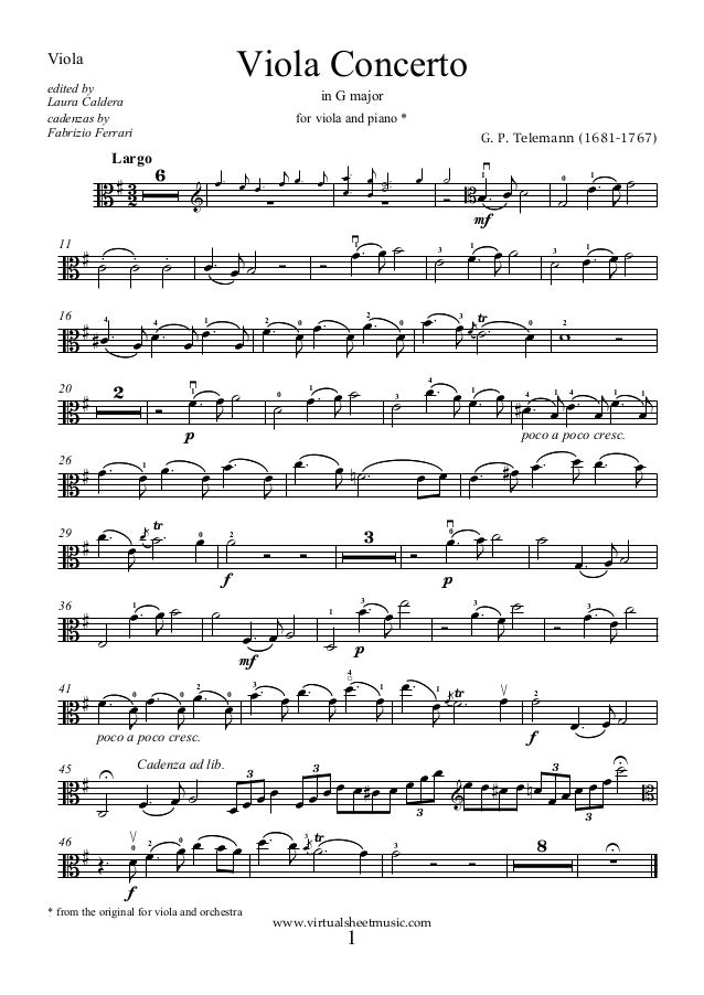 Telemann Viola Concerto In G Major Pdf Converter Telemann Viola Concerto In G Major Pdf Converter