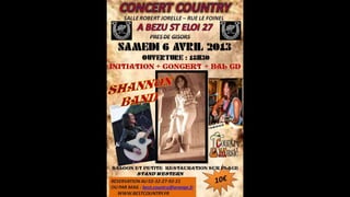 Concert shannon 06 04-2013 a bezu saint eloi