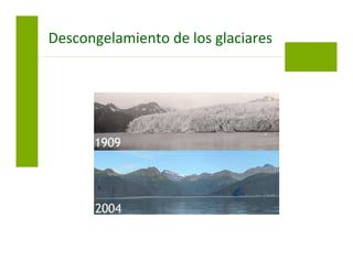 Descongelamiento de los glaciares
 