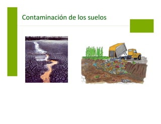 Contaminación de los suelos
 