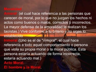 Conciencia moral clase 05 | PPT