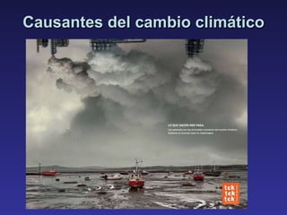 Causantes del cambio climático 