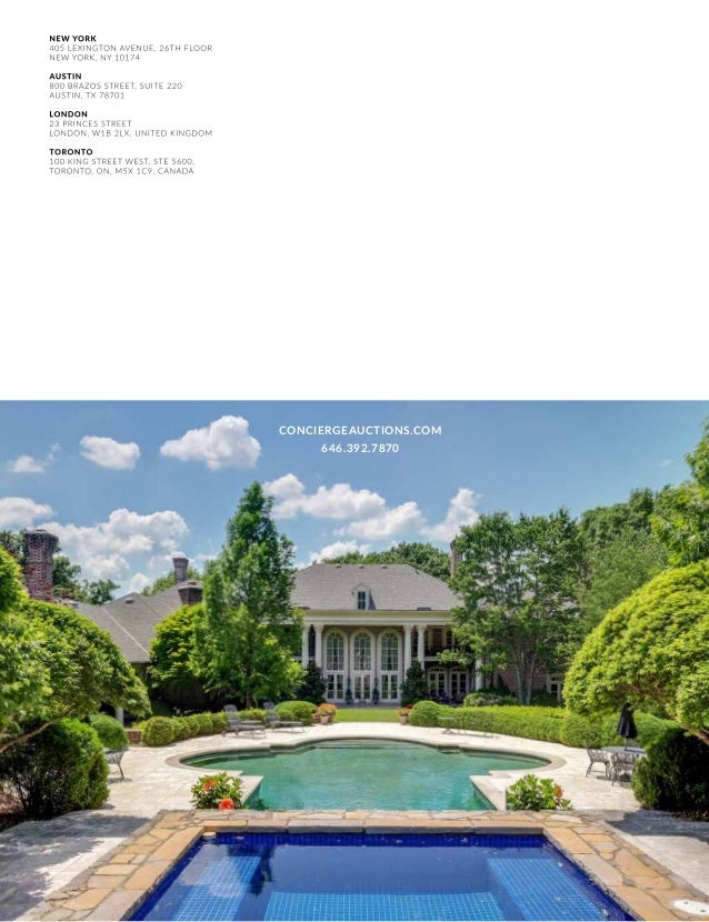 Concierge Auctions June Catalogue 2016