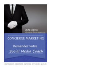#Concierge Marketing Services par QSN-DigiTal