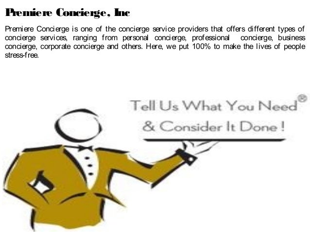 Concierge services