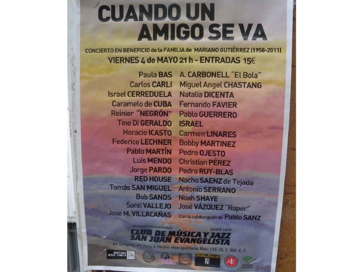 Cuando un amigo se va