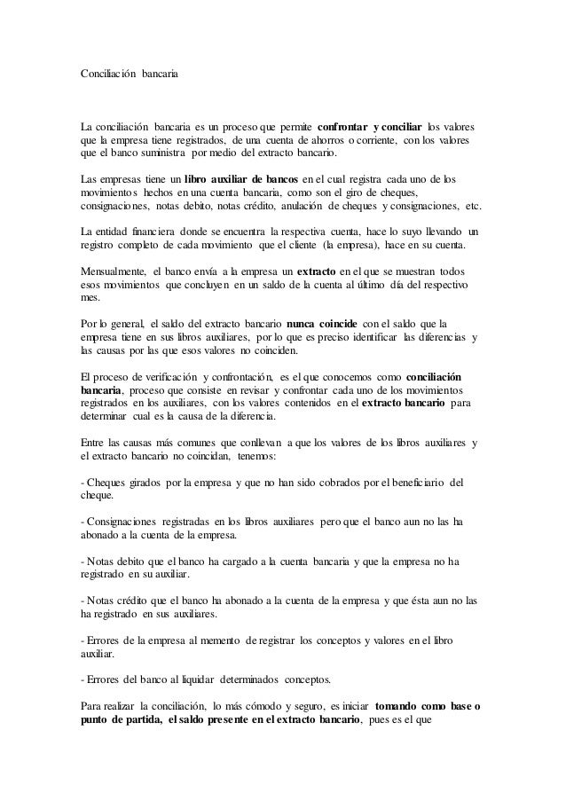 Conciliación bancaria 2 conciliacin bancaria 1 638