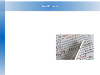 Word Economy
 