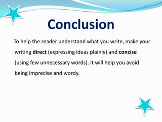 Concise writing | PPTX