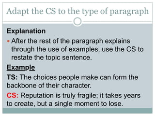 Console Sentence Concluding Sentences | PDF