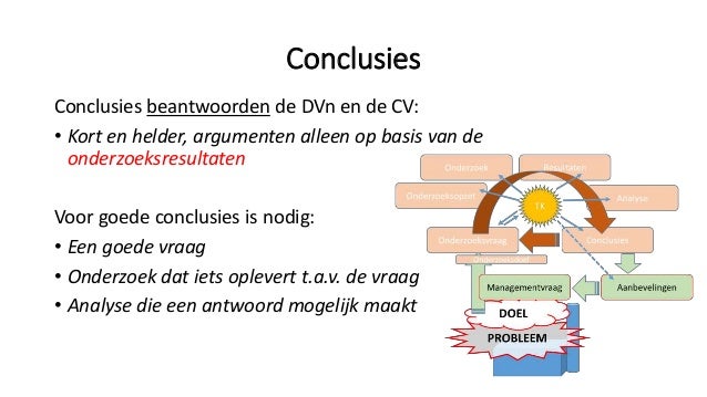 Conclusies & Aanbevelingen