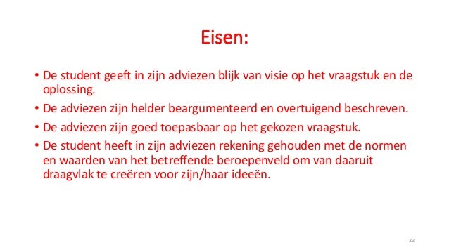 Conclusies & Aanbevelingen