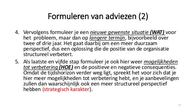 Conclusies & Aanbevelingen