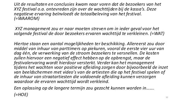 Conclusies & Aanbevelingen