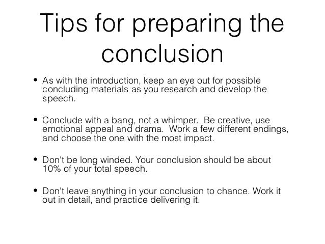 Conclusion conclusion